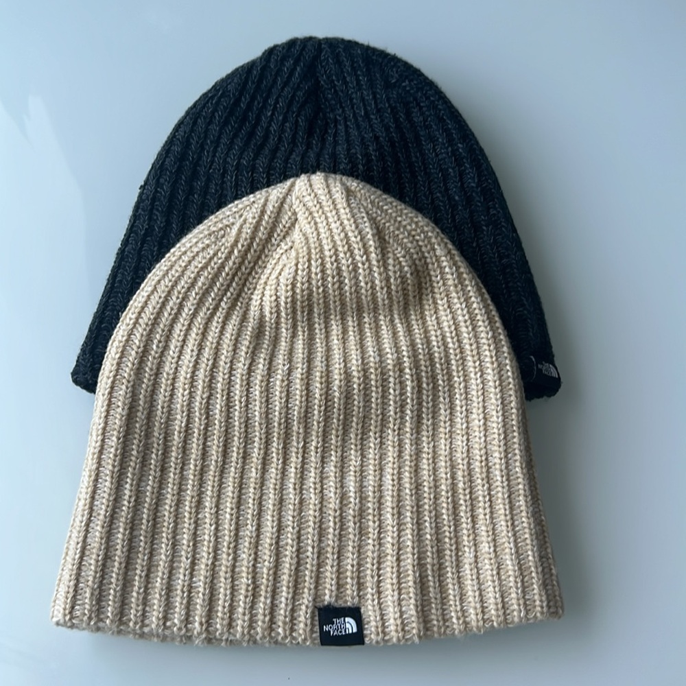 The North Face Airspun Beanies 2pcs Unisex Heather Knit -